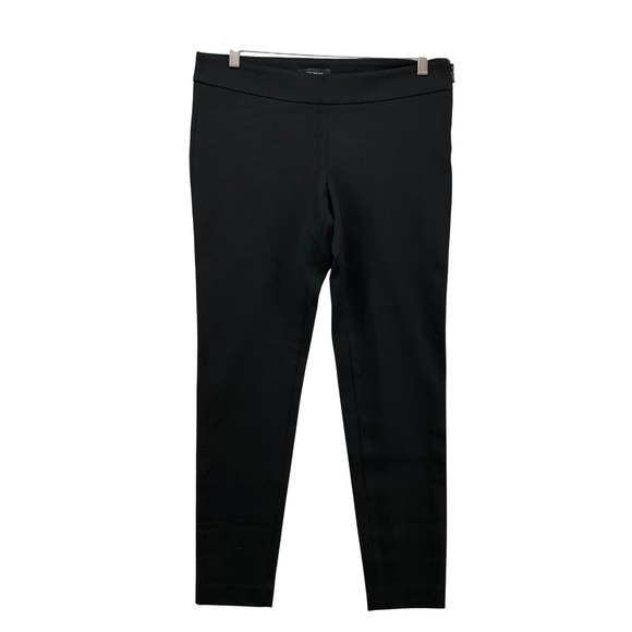 Ann Taylor Pants - Ann Taylor Ankle Pants Womens 6 Black Side Zip Slim Stretch Professional 379119